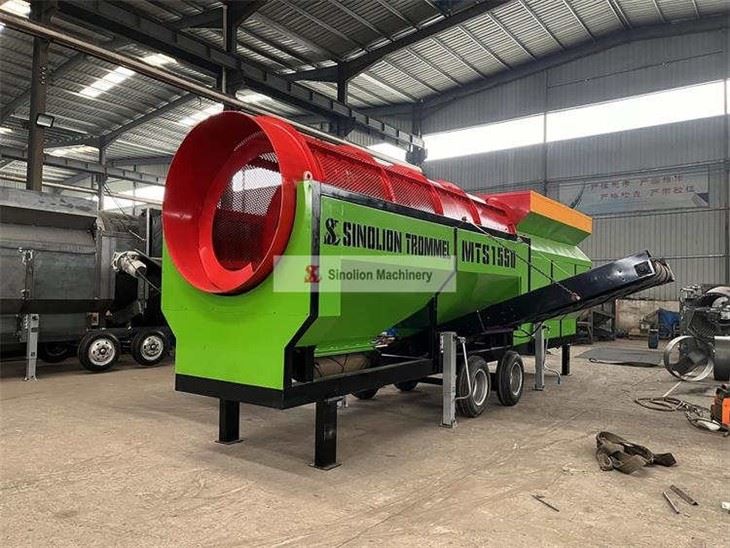 MTS1550 Large Mobile Compost Trommel Screen
